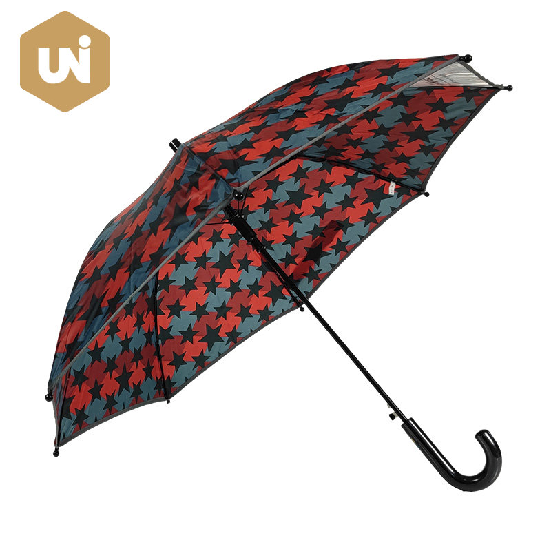 Kolorowy parasol dziecięcy w gwiazdki