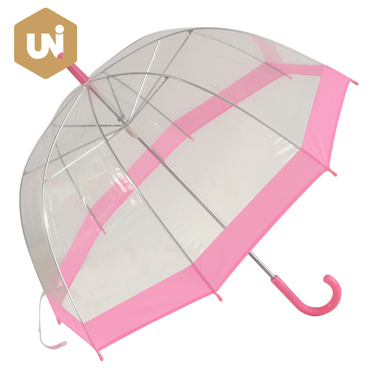 Przezroczysty parasol dziecięcy