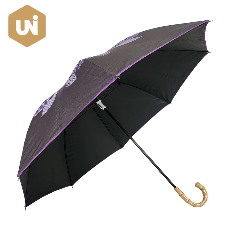 Ręczny otwarty drewniany parasol dla dorosłych
