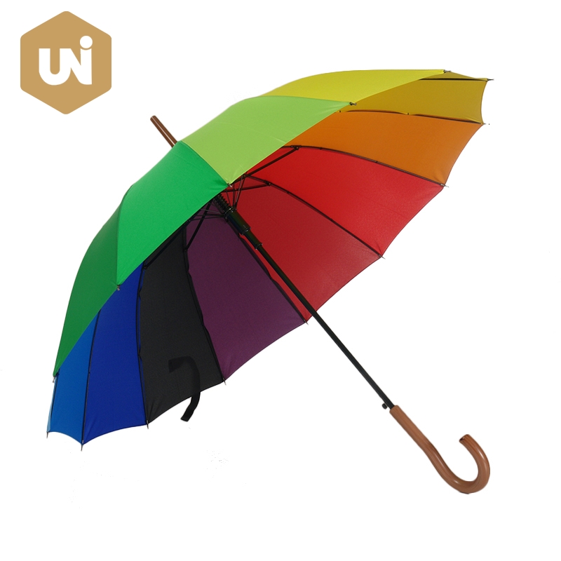 Tęczowy parasol