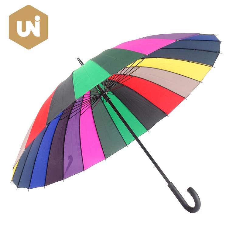 Tęczowy parasol dla dorosłych