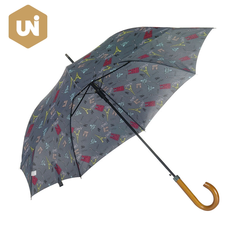Drewniany delikatny parasol