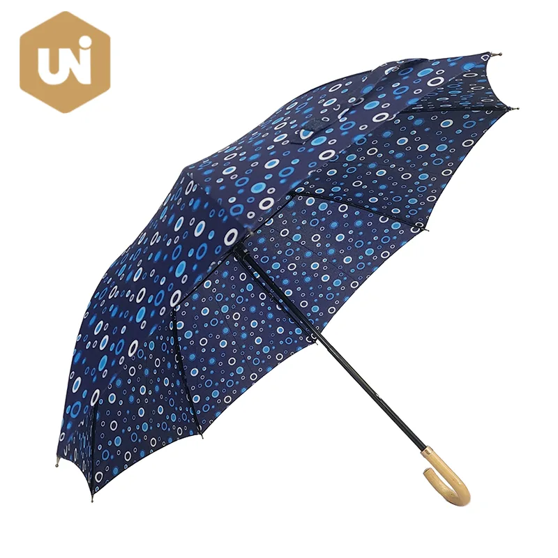 Drewniany ręczny otwarty parasol dla dzieci